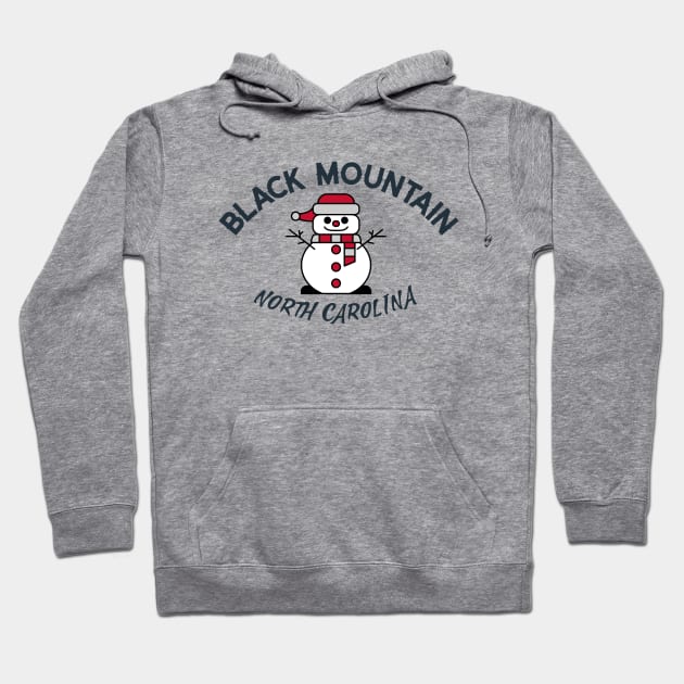 Black Mountain, North Carolina Winter Hoodie by Mountain Morning Graphics